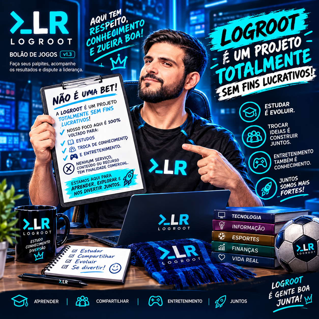 A Logroot NÃO é uma bet! 🚀